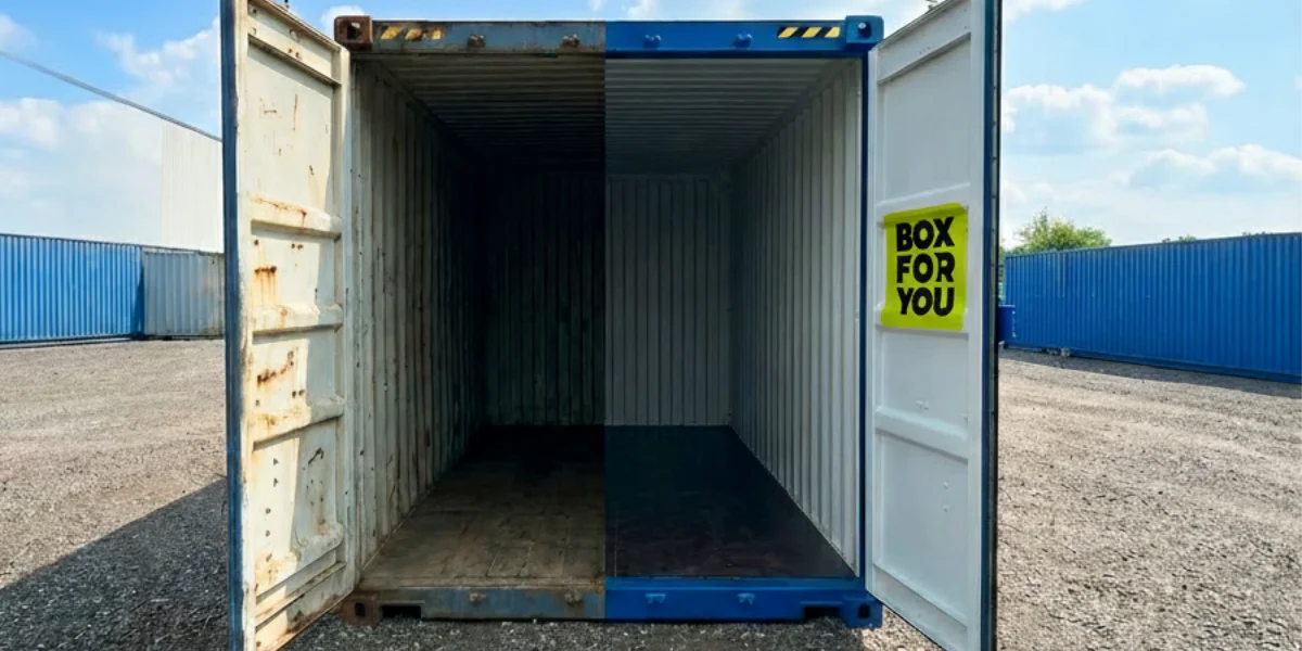 container neuf vs occasion self-stockage Box For You