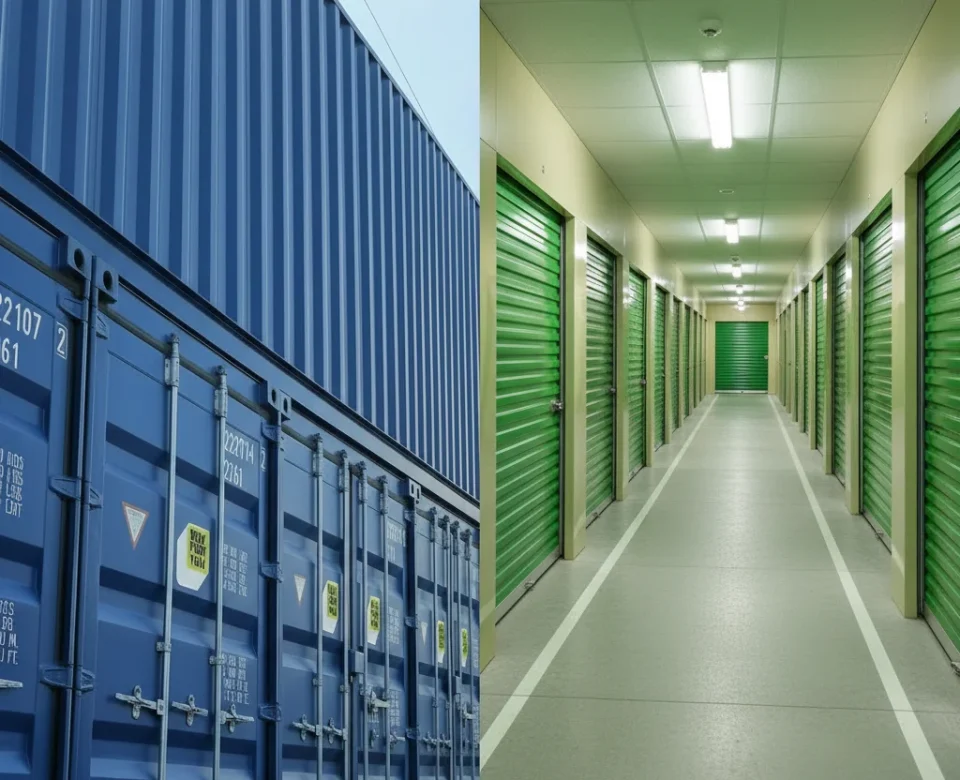 container versus garde-meuble