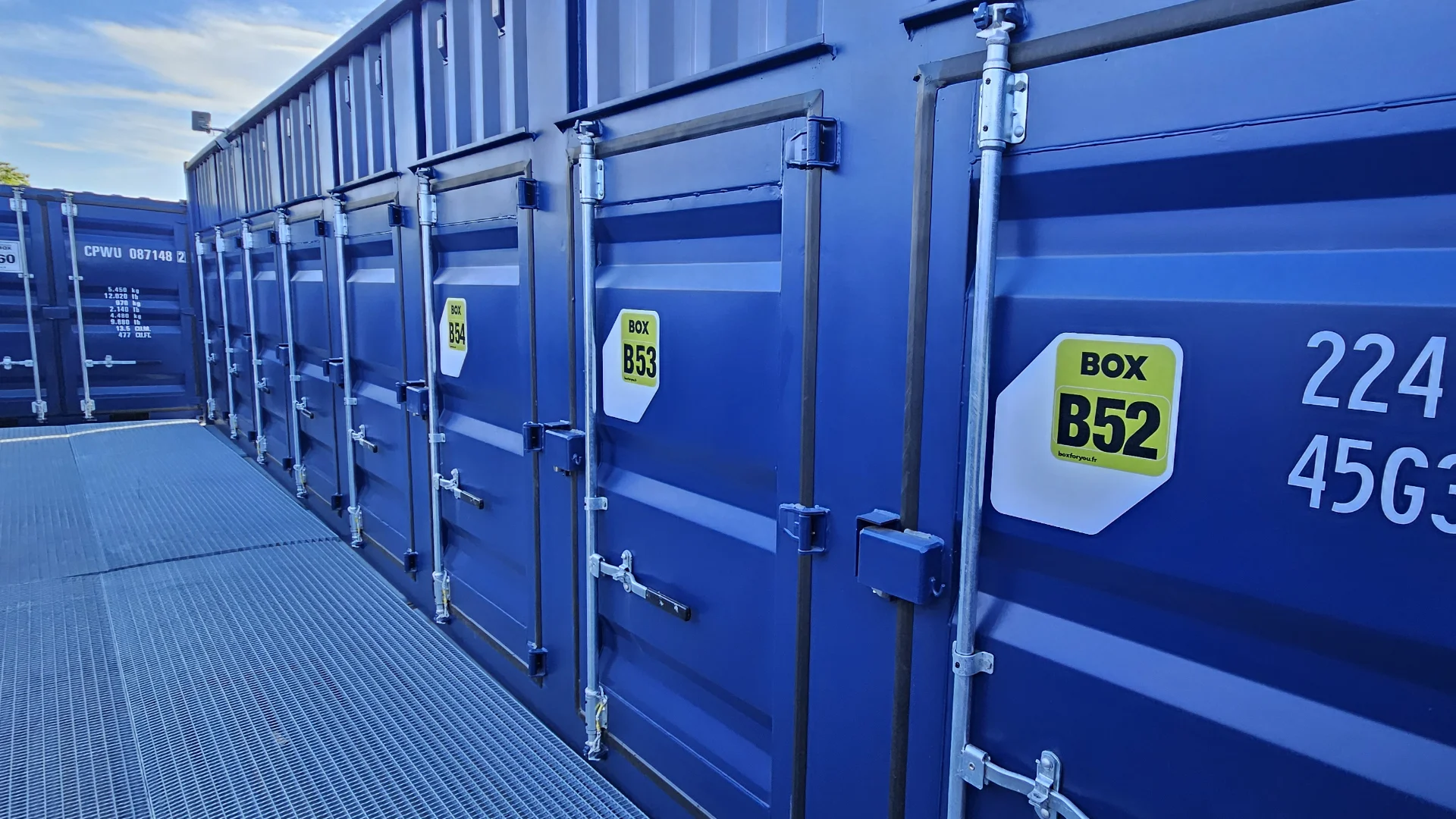 Containers en rang