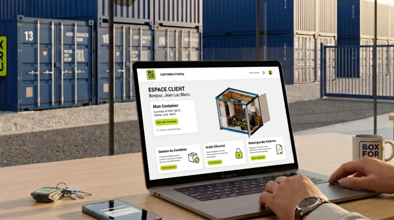 container neuf vs occasion self-stockage Box For You